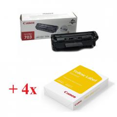 Canon CRG-703 + 4x Canon Standart Label A4 (пакет)
