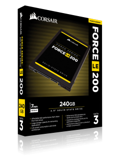 SSD Corsair Force Series LE200 2.5 240GB SATA III TLC 7mm; Up to 560MB/s Sequential Read