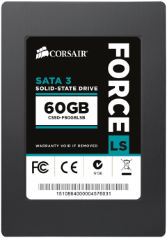 SSD Corsair Force LS CSSD-F60GBLSB 2.5 60GB SATA III MLC 7mm Up to 540MB/s Read