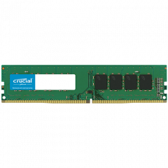 Crucial DRAM 16GB DDR4 2666 MT/s (PC4-21300) CL19 DR x8 Unbuffered DIMM 288pin