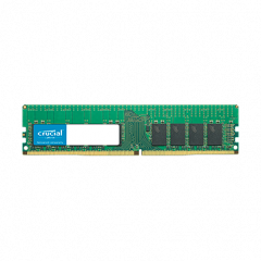 Crucial DRAM 16GB DDR4  2666 MT/s (PC4-21300) CL19 DR x8 ECC Registered DIMM 288pin