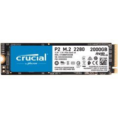 Crucial SSD Crucial P2 2000GB 3D NAND NVMe PCIe M.2 SSD