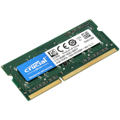 Crucial RAM 4GB DDR3L 1.5V/1.35V dual voltage 1600 MHz (PC3-12800) CL11 SODIMM 204pin 1.35V/1.5V