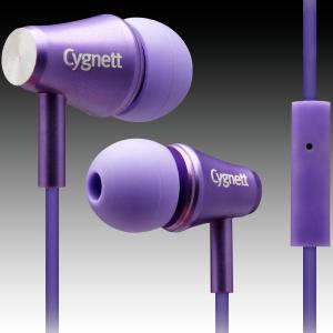 CYGNETT Headset Fusion II (In-Cord Microphone) Purple