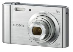Sony Cyber Shot DSC-W800 silver + Sony LCS-BDG Soft case