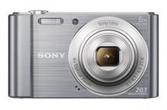 Sony Cyber Shot DSC-W810 silver + Sony LCS-BDG Soft case