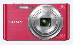 Sony Cyber Shot DSC-W830 pink + Sony LCS-BDG Soft case