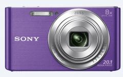 Sony Cyber Shot DSC-W830 violet + Sony LCS-BDG Soft case