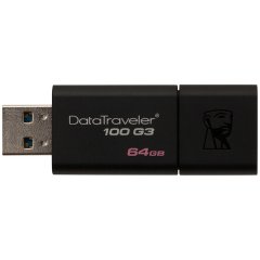Kingston 64GB USB 3.0 DataTraveler 100 G3 (100MB/s read) EAN: 740617211726