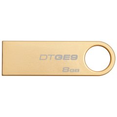 Kingston  8GB USB 2.0 DataTraveler GE9 (Gold Metal casing)