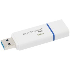 Kingston 16GB USB 3.0 DataTraveler I G4 (White + Blue) EAN: 740617220452