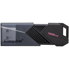 Kingston 128GB Portable USB 3.2 Gen 1 DataTraveler Exodia Onyx