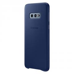 Samsung Galaxy S10e Leather Cover Navy