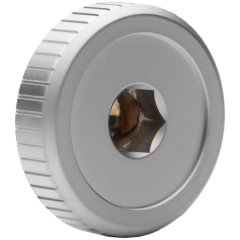 EK-Quantum Torque Plug w/Badge - Satin Titanium
