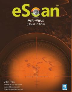 eScan Anti-Virus  with Cloud Security 2 user/1 year (For Windows)