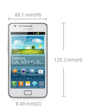 Samsung Smartphone GT-I9105 Galaxy SII Plus 