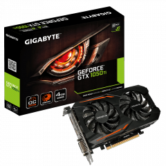 VGA GIGABYTE GeForce GTX 1050 Ti OC 4G