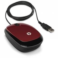 HP X1200 Wired Red Mouse
