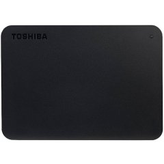Toshiba External Hard Drive Canvio Basics + USB-C adapter (2.5 1TB