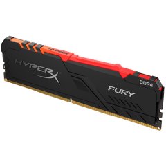 KINGSTON DRAM 16GB 3200MHz DDR4 CL16 DIMM HyperX FURY RGB Black Black EAN: 740617296266