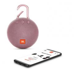 JBL CLIP 3 PINK ultra-portable and waterproof Bluetooth speaker