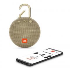 JBL CLIP 3 SAND ultra-portable and waterproof Bluetooth speaker