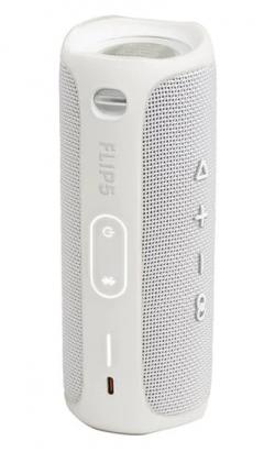 JBL FLIP5 WHT waterproof portable Bluetooth speaker