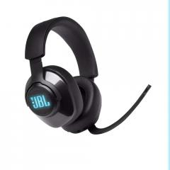 JBL QUANTUM 400 BLK USB over-ear gaming headset with game-chat dial