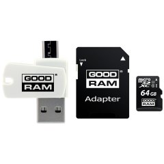 GOODRAM 64GB MicroSDXC with adapter