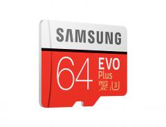 Samsung MicroSD card EVO+ series with Adapter