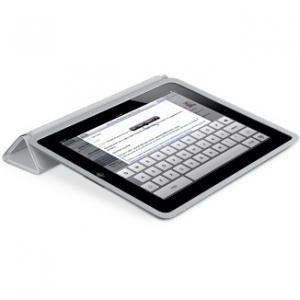 Apple iPad Smart Case - Polyurethane - Light Gray