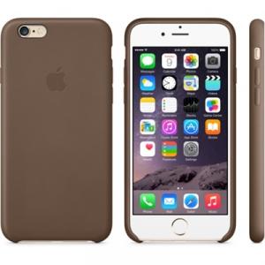 Apple iPhone 6 Leather Case Olive Brown