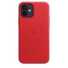 Apple iPhone 12/12 Pro Leather Case with MagSafe - (PRODUCT)RED