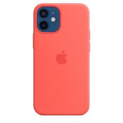 Apple iPhone 12 mini Silicone Case with MagSafe - Pink Citrus (Seasonal Fall 2020)