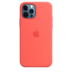 Apple iPhone 12/12 Pro Silicone Case with MagSafe - Pink Citrus (Seasonal Fall 2020)