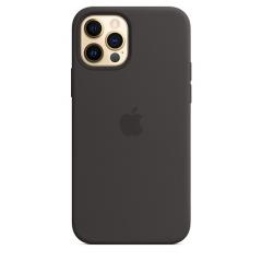 Apple iPhone 12/12 Pro Silicone Case with MagSafe - Black