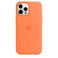 Apple iPhone 12 Pro Max Silicone Case with MagSafe - Kumquat (Seasonal Fall 2020)