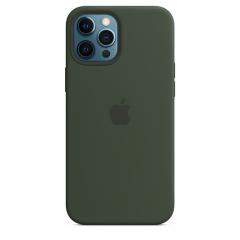 Apple iPhone 12 Pro Max Silicone Case with MagSafe - Cypress Green (Seasonal Fall 2020)
