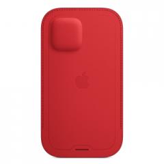 Apple iPhone 12|12 Pro Leather Sleeve with MagSafe - (PRODUCT)RED