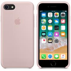 Apple iPhone 8/7 Silicone Case - Pink Sand