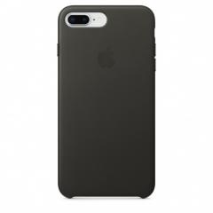 Apple iPhone 8 Plus/7 Plus Leather Case - Charcoal Gray