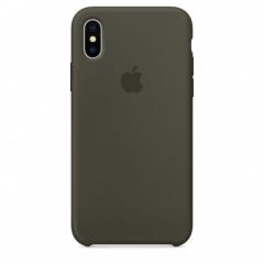 Apple iPhone X Silicone Case - Dark Olive