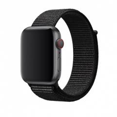 Apple Watch 44mm Band: Black Sport Loop - Large