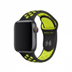 Apple Watch 40mm Nike Band: Black/Volt Nike Sport Band - S/M & M/L