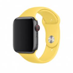 Apple Watch 44mm Band: Canary Yellow Sport Band - S/M & M/L (Seasonal Summer2019)