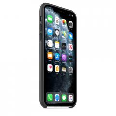 Apple iPhone 11 Pro Max Leather Case - Black
