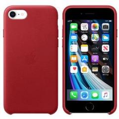 Apple iPhone SE2 Leather Case - (PRODUCT)RED