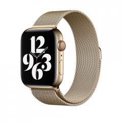 Apple Watch 44mm Band: Gold Milanese Loop