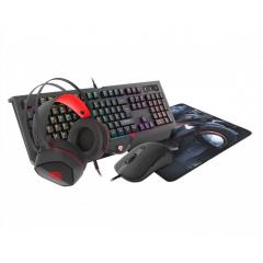 Genesis Gaming Combo Set 4In1 Cobalt 330 RGB Keyboard + Mouse + Headphones + Mousepad