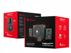 Genesis Speakers Helium 600 60W Rms 2.1 Black Wired Remote Control